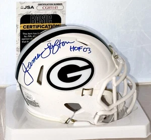 James Lofton signed Green Bay Packers Alt White mini helmet W/ HOF Inscrip JSA - Picture 1 of 2