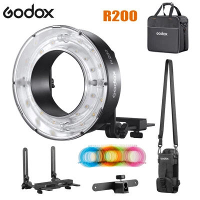Godox R200 200W Ring Flash Head Speedlite for Godox AD200 AD200Pro Accessories - Image 1 of 4