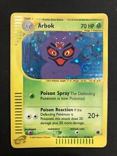 Pokemon Arbok 3/165 Expedition Rare Holo Swirl Unlimited Wizards ENG Vintage