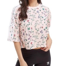 adidas floral t shirt