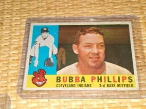 1960 Topps Set Break #243 Bubba Phillips vintage original Cleveland Indians - Picture 1 of 2