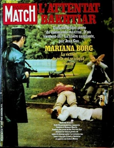 Paris Match August 1 1980 Johnny Hallyday Bjorn Borg Ronald Reagan - Bild 1 von 2