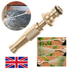 High Pressure Water Spray Gun Metal Brass Nozzle Garden Hose Pipe Lawn Car UK