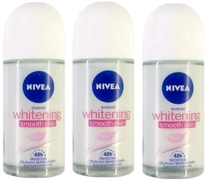 3pc Nivea Unisex Fresh Scent Deodorant Spray Roll-On Whitening Smooth Skin, 25Ml - Picture 1 of 3