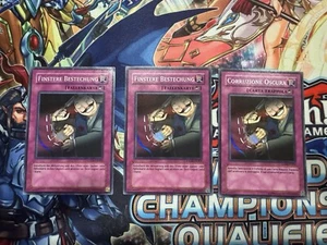 Dark Bribe GX04 SUPER RARE (2x GERMAN, 1x ITALIAN) X3 - Picture 1 of 2