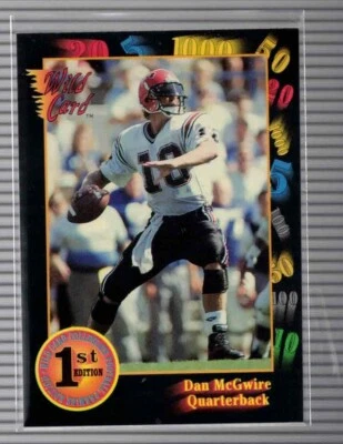 1991 Wild Card Draft - #111 - Dan McGwire - San Diego State Aztecs - Image 1 of 2