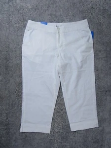 Columbia Pants Womens 10 Omni-Shield Capri White Outdoors Hiking Bottoms Casual - Picture 1 of 14