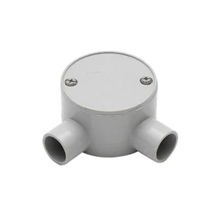 AVOL 25mm Grey 2-way Angled Junction Box - Picture 1 of 1
