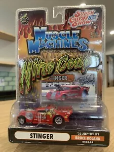 Muscle Machines Nitro Coupe Stinger 1:64 1933 Jeep Willys Bruce Boland NCO3-05 - Picture 1 of 4