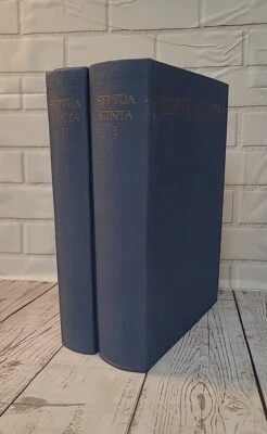 Septuaginta Vol 1 & 2 Alfred Rahlfs Greek Old Testament 8th Edition 1965 Foto 1 de 4