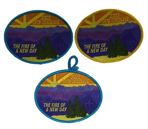 Set di 3 toppe SR7B OA Conclave North Carolina Lodge 2022 - Foto 1 di 2