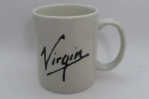 Vintage / Rare Virgin Atlantic / Virgin Records 11oz Ceramic Coffee Cup Mug - Picture 1 of 19