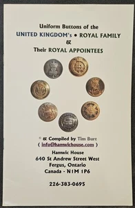 Buttons of the United Kingdoms Royal Family & their Royal Appontees by Tim Burt - Imagen 1 de 2