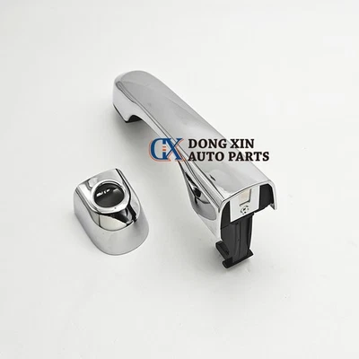 Manija de puerta exterior del lado del conductor cromada con orificio para Jeep Renegade BU 2015-2023 Foto 1 de 4