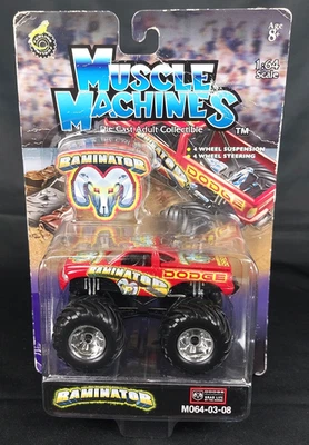 Muscle Machines Raminator Dodge Monster Truck 1:64 Diecast MO64-03-08 New 2003 - Image 1 of 4