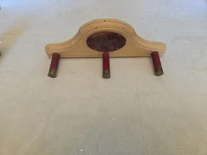 Shotshell Coat Rack Wooden Plaque - Picture 1 of 4