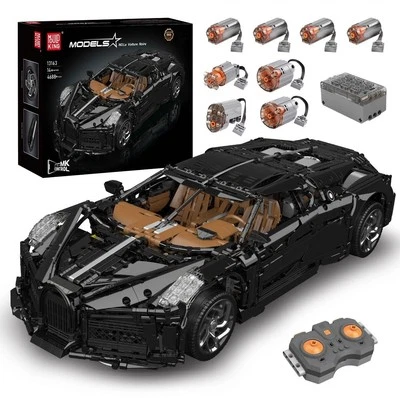 NISB Bugatti La Voiture Noire Licensed Motorized Technic Set | 4,688 Pieces - Image 1 of 4