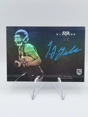 T.J. Yeldon - 2015 Topps Diamond Auto #TJY-4 Metallic Blue Ink /5 Jaguars RC SSP - Image 1 of 3