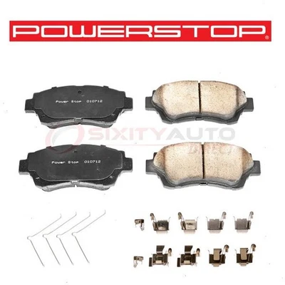 PowerStop Front Disc Brake Pad & Hardware Kit for 1998-2003 Toyota Sienna - bn Foto 1 de 4
