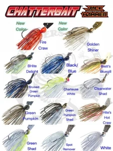 Evergreen / Z-Man Jack Hammer Chatterbait Bladed Jig - Größe/Farbe wählbar - Bild 1 von 23