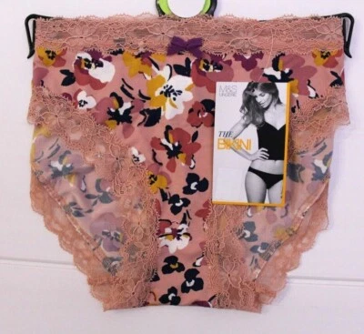 Paquete de 1 y 3 calzoncillos M&S Supersuaves con bragas de encaje ~ Lt Cobre ~ Foto 1 de 4