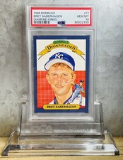1986 Donruss Bret Saberhagen Diamond Kings #11 PSA 10
