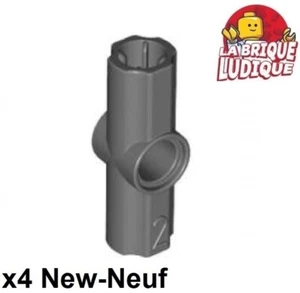 LEGO Technic 4x Achse Axle Stift Steckverbinder Angled #2 Right Dunkelgrau 32034 - Picture 1 of 1