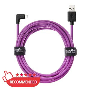 Cable Cargador Rápido USB Micro B Ángulo Recto 20 AWG para Tablet PC Samsung Android - Imagen 1 de 25