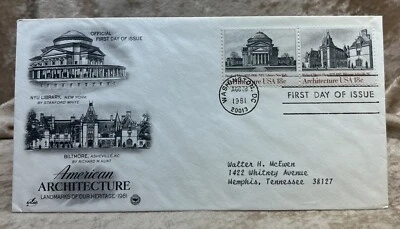 US First Day Cover 1981 American Architecture Landmark Of Our Heritage  - Image 1 of 3