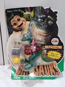 Ungeöffnete Dinosaurier Earl Sinclair Actionfigur Disney Hasbro 1991 Neu in OVP - Bild 1 von 4