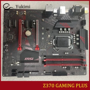 FOR MSI Z370 GAMING PLUS DDR4 LGA1151 VGA DVI-D 64GB ATX Motherboard - Afbeelding 1 van 7