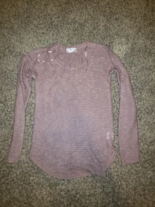 Womans Pink Rose sweater size xs - Picture 1 of 2