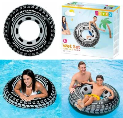 Intex Schwimmreifen Monster Truck 114 cm XXL Autoreifen Schwimmring Luftmatratze - Bild 1 von 4