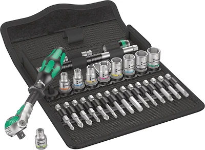 05004016001 8100 SA 6 Zyklop Metric Speed Ratchet Set, 28 Piece, 1/4" Drive - Image 1 of 4