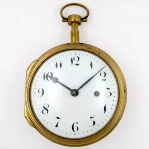 Antique Pocket Watch - Large coach watch, Pinchbeck, London, c1780 - Picture 1 of 10