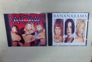 Bananarama : Wow + Greatest hits(CD 1987 Pressed in West Germany) Vg/con - Picture 1 of 5