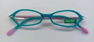 New UNITED COLORS OF BENETTON Eyeglasses  BB04382 green 42-14-125 purple - Picture 1 of 11