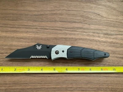 RARE Benchmade 425SBK GRAVITATOR (Twill/G10/154cm Titanium) - Image 1 of 4