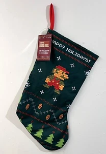 Nintendo Retro Super Mario Bros 18” Christmas Holiday Stocking NEW - Picture 1 of 3