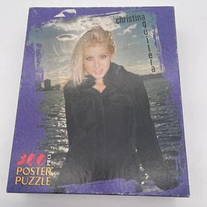Vintage Milton Bradley Christina Aguilera Poster 300pc Puzzle 2000s SEALED Y2K - Picture 1 of 7