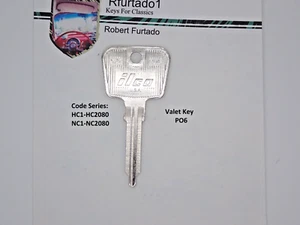 Valet Key Blank for Porsche 911, 912, 914 - 1970 to 1998, - Audi 1970-76  (PO6) - Picture 1 of 4