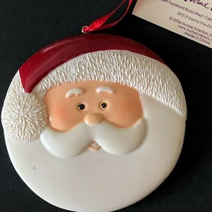 Santa Claus Collectible Christmas Ornament 2006 Ceramic Round  - Picture 1 of 8