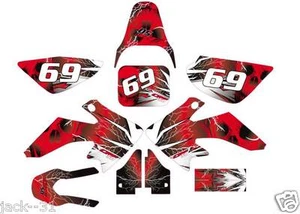 Racing HONDA MX CRF 50 CRF50 Motocross GRAPHIC KIT CUSTOM PLATE 2004 - 2012 - Picture 1 of 1