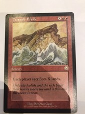 Mtg Magic Card Tectonic Break Mercadian Masques