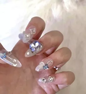 Fake Stick On Nails High Quality Professional Gel Nails Reusable Press On Nails - Picture 1 of 6