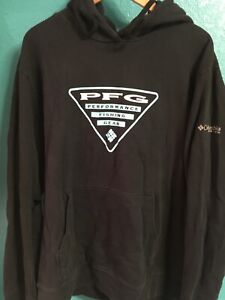 Columbia Sportswear PFG Men’s Sweater Hoodie. Pullover XL Black.