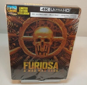Furiosa: A Mad Max Saga 4K Steelbook Edition (4K+Blu-ray-No Digital)Box Shipping - Picture 1 of 7