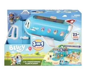 Bluey 3-in-1 Transforming Flugzeug Spielset VHTF - Bild 1 von 17