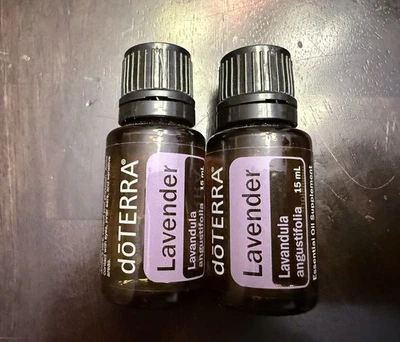 doTERRA Lavender Essential Oil Two (2) Bottles Expired 6/21 Unopened - Image 1 of 4
