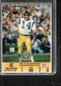 1999 Upper Deck Century Legends #180 Dan Fouts Century Collection #/100 - Picture 1 of 2